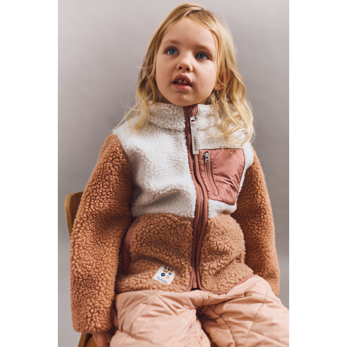 Liewood Nolan Fleecejacke - Tuscany rose multi mix - Jacke
