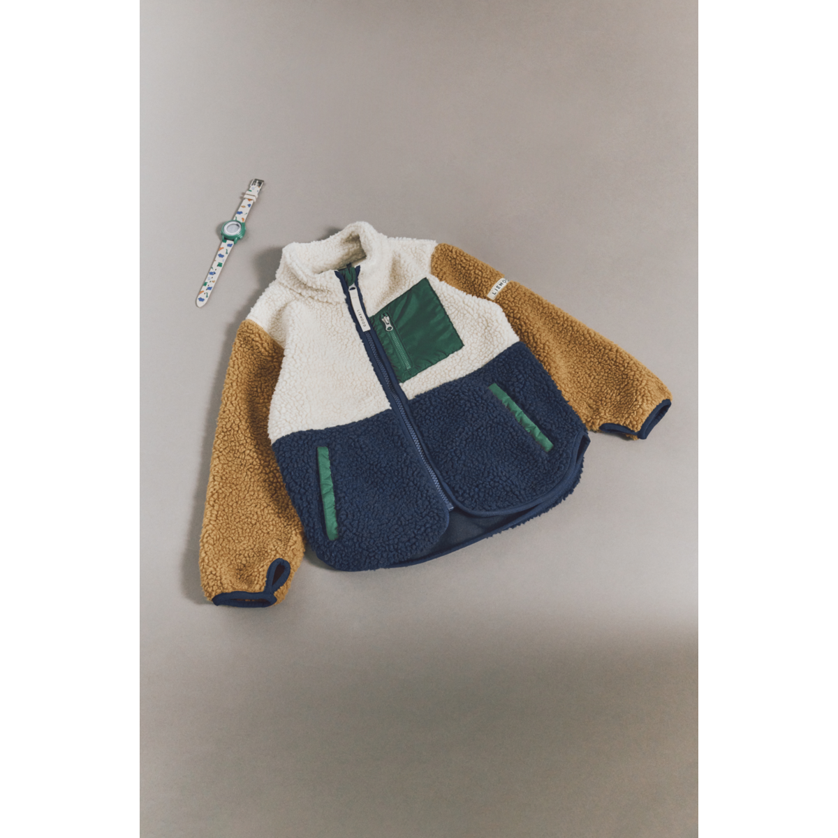 Liewood Nolan Fleecejacke - Classic navy multi mix - Jacke