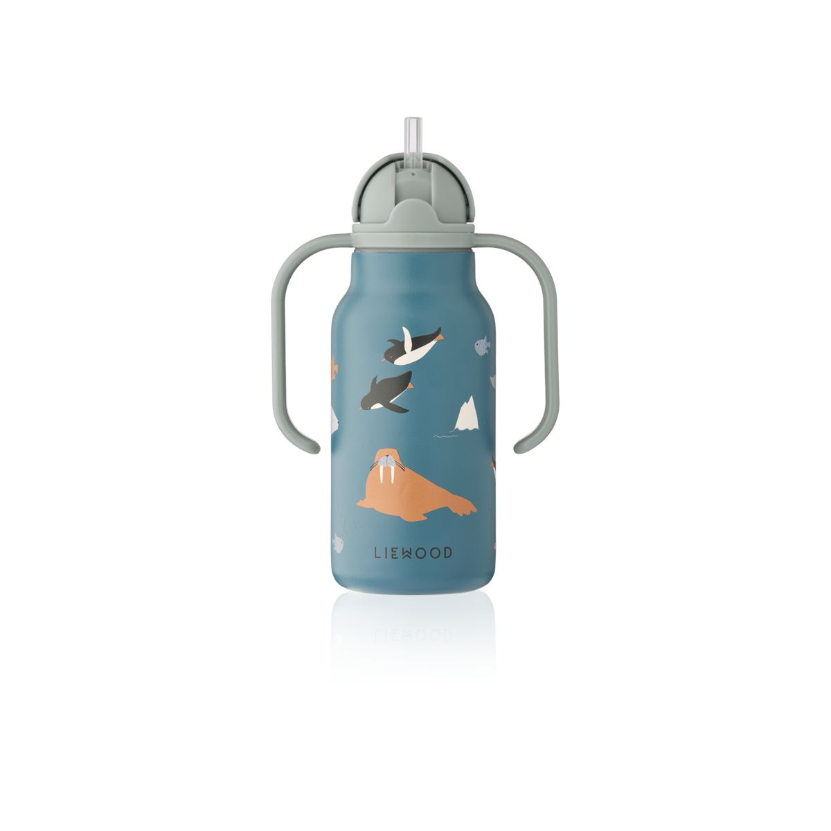 Liewood KIMMIE Edelstahlflasche 250 ml - Arctic Sea / Ocean view - Wasserflasche