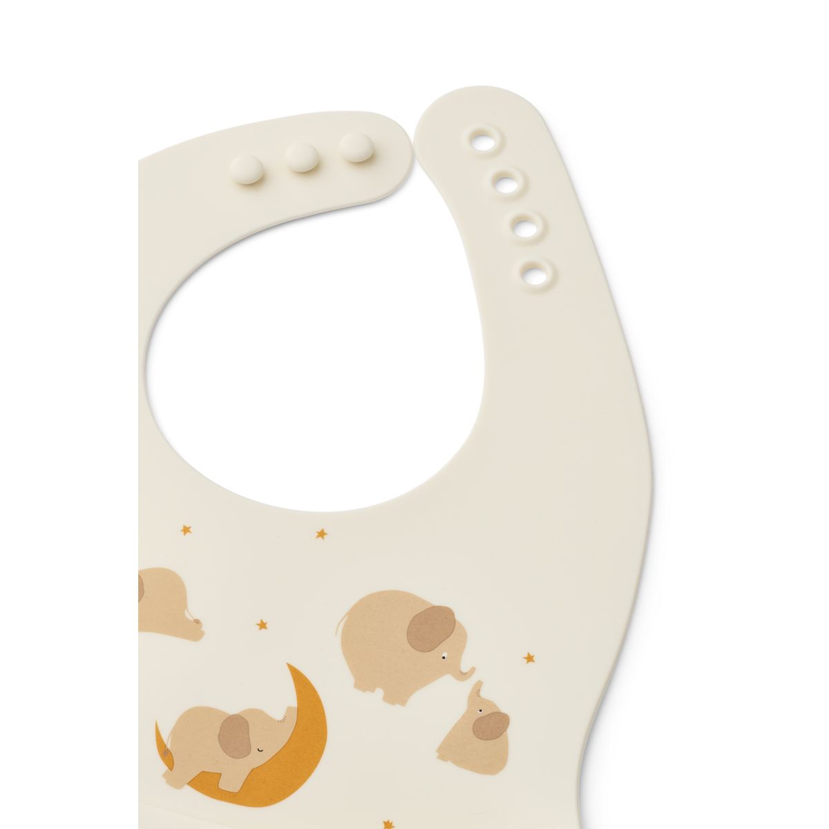 Liewood EMBER Bedruckte Lätzchen, 2er-Pack - Elephant / Creme de la creme - Lätzchen
