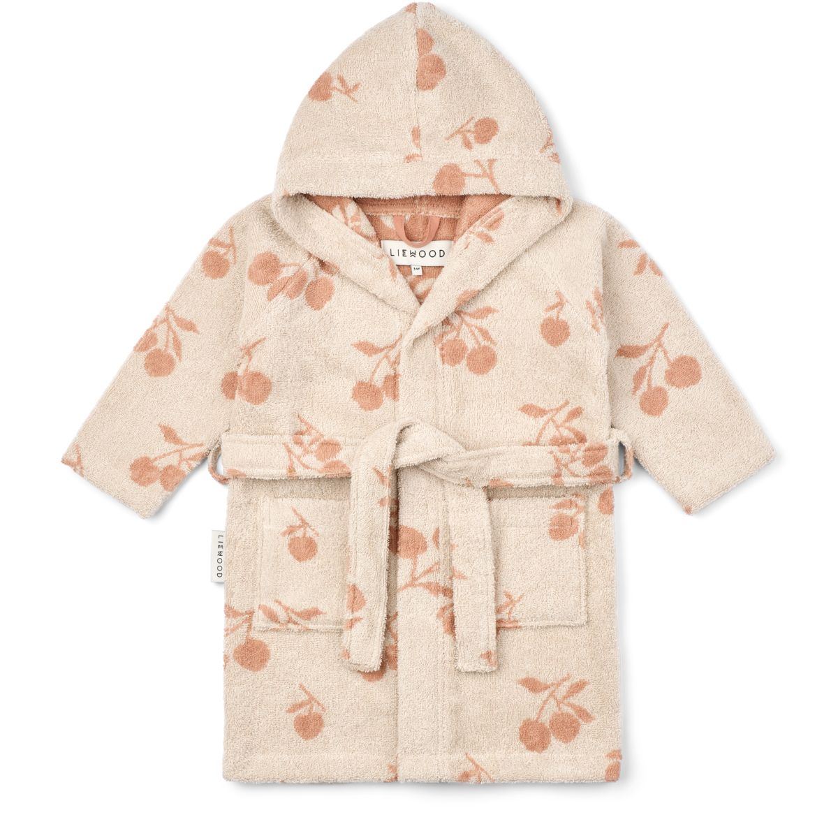 Liewood Lilana Bademantel - Peach / Sea shell - Häntucher / Waschlasppen
