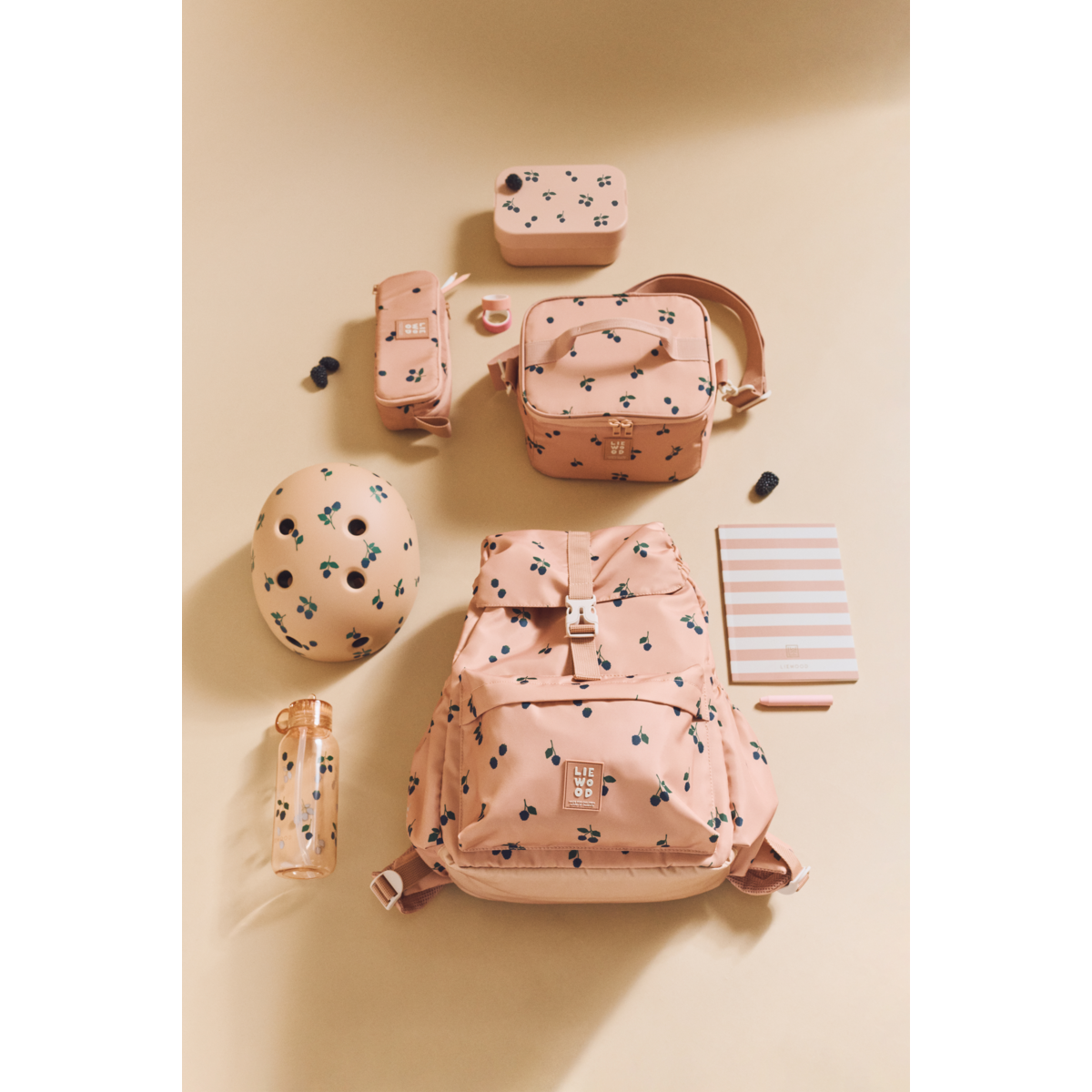 Liewood KAMIL Lunchbox - Berry / Pale Tuscany - Brotdose