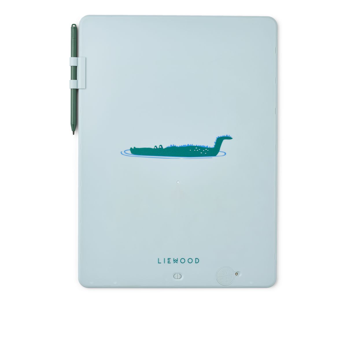 Liewood ZORA LCD-Zeichenbrett 13,5 Zoll - Croco / Dove blue - Kreatives Spielzeug