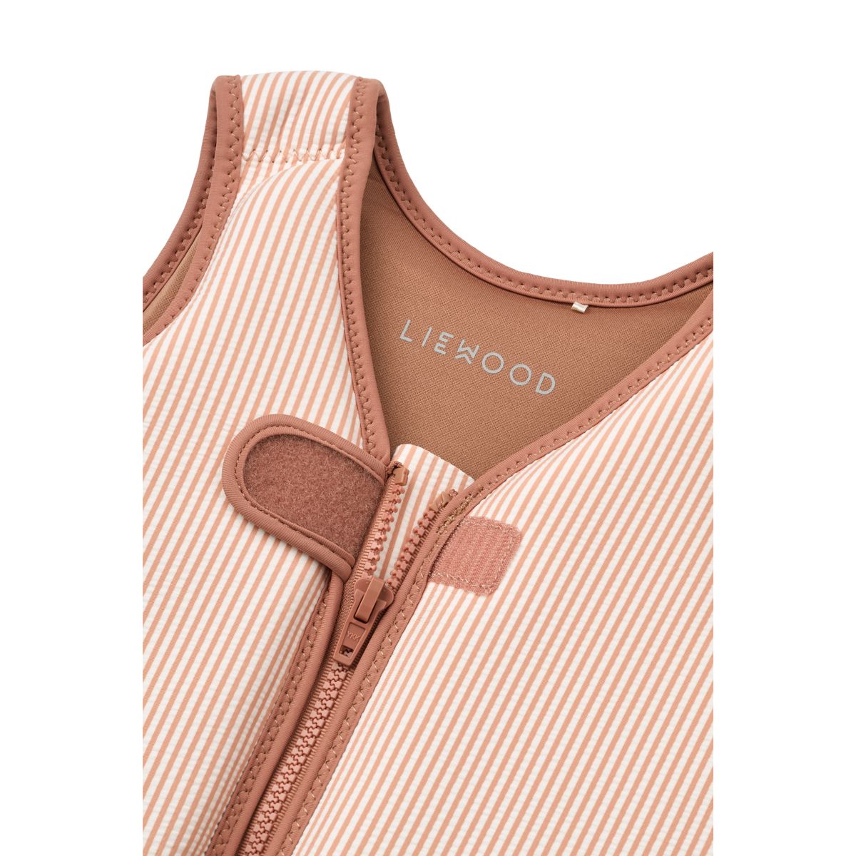 Liewood DOVE Seersucker-Schwimmweste - Y/D stripe Pale tuscany / Creme de la creme - Schwimmweste