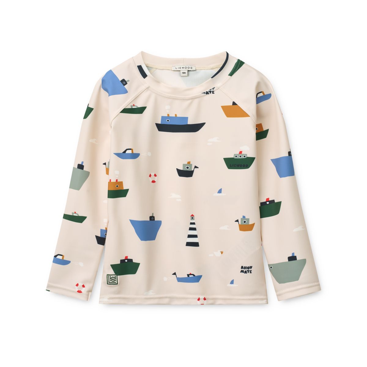 Liewood NOAH Bedrucktes Langarm-Schwimm-T-Shirt - Sailing / Sandy - Schwimm-T-Shirt