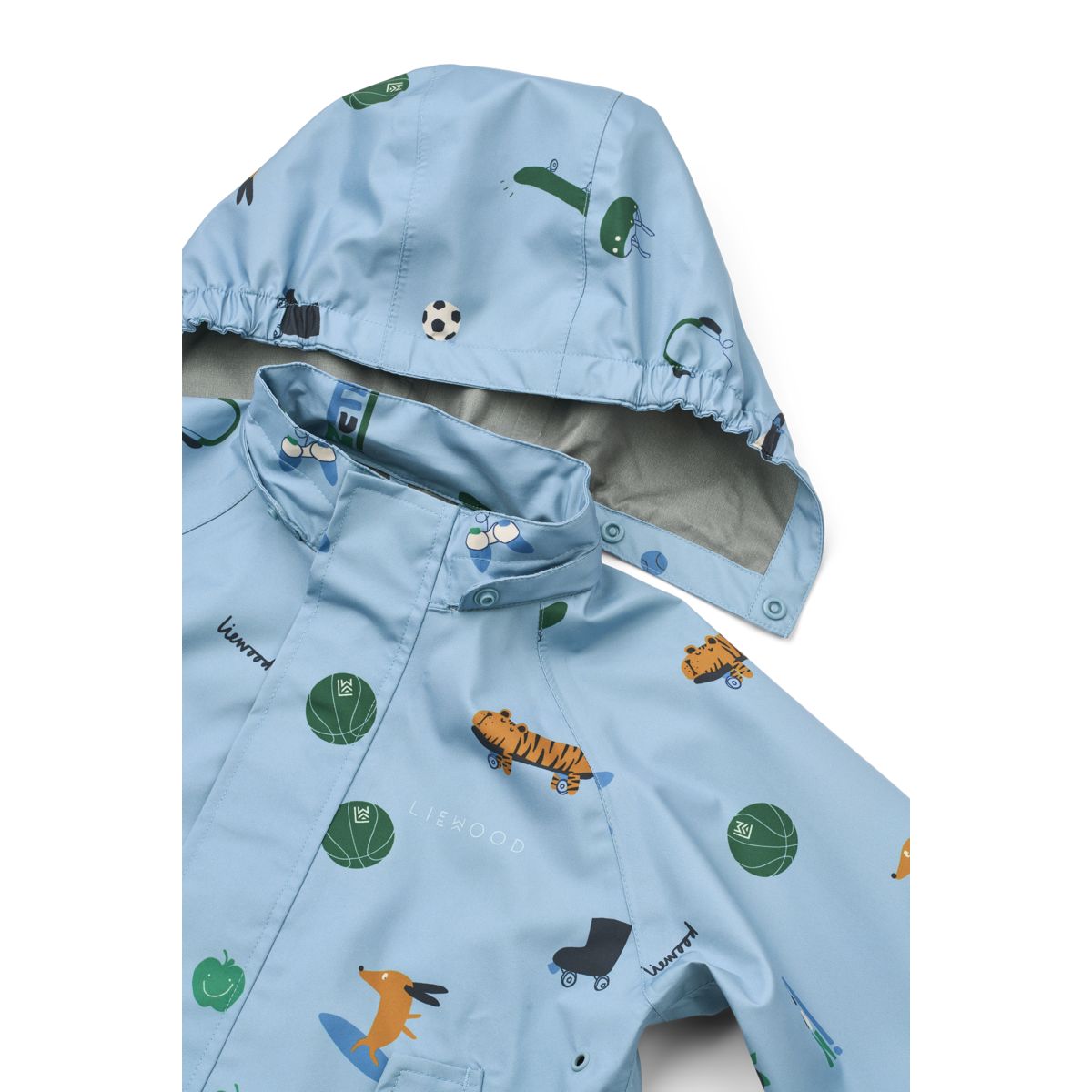 Liewood PEDIA Regenbekleidungsset - Fun / Beach blue - Satz