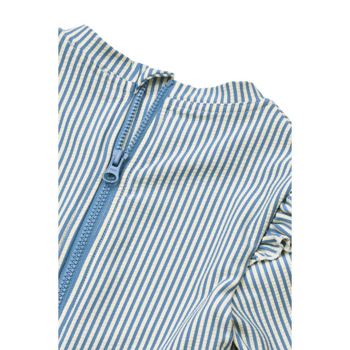 Liewood Sille Baby-Badeanzug aus Seersucker in Jumpsuit-Passform - Riverside / Creme de la creme - Badeanzug