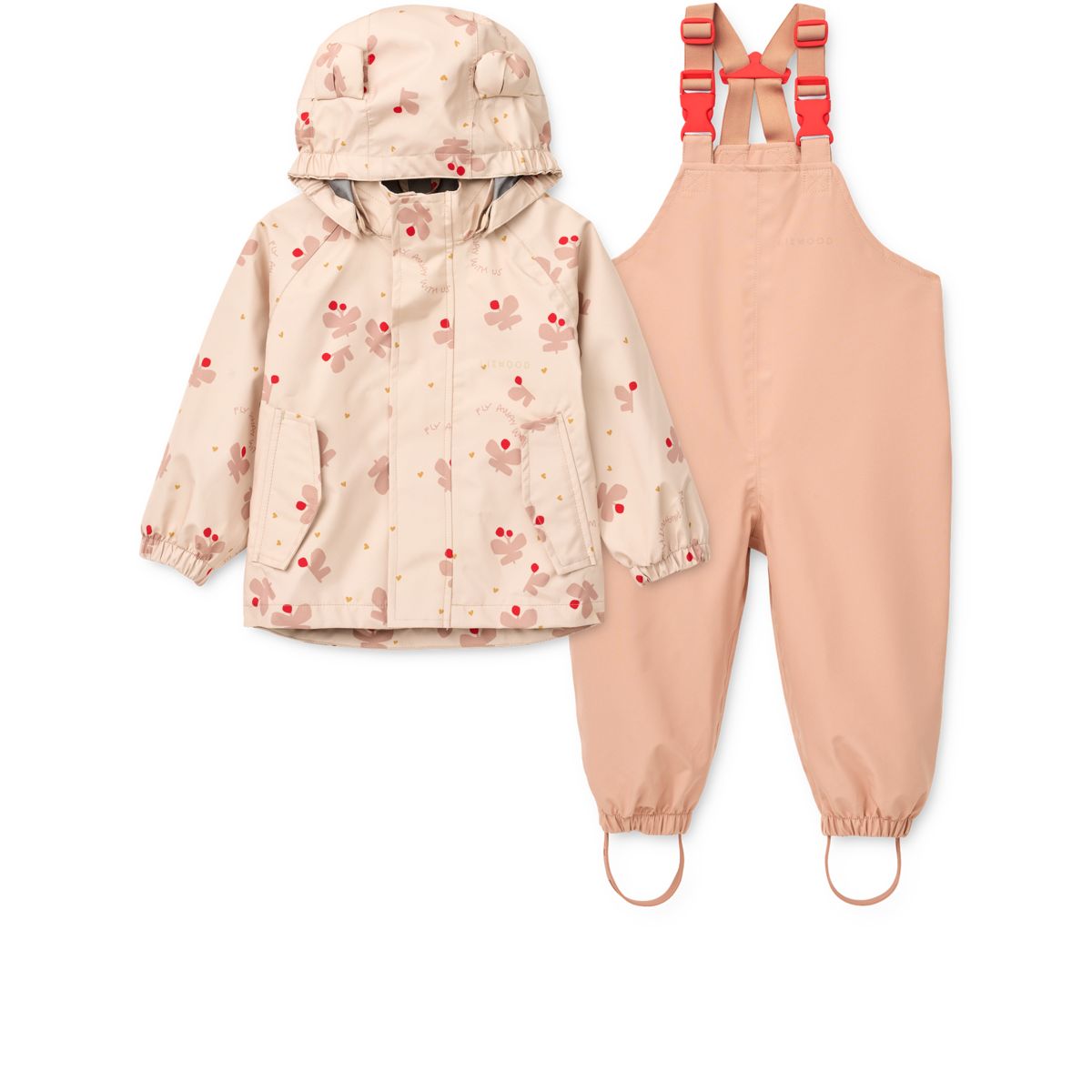 Liewood Manu Regenbekleidungsset - Butterfly / Apple blossom - Satz