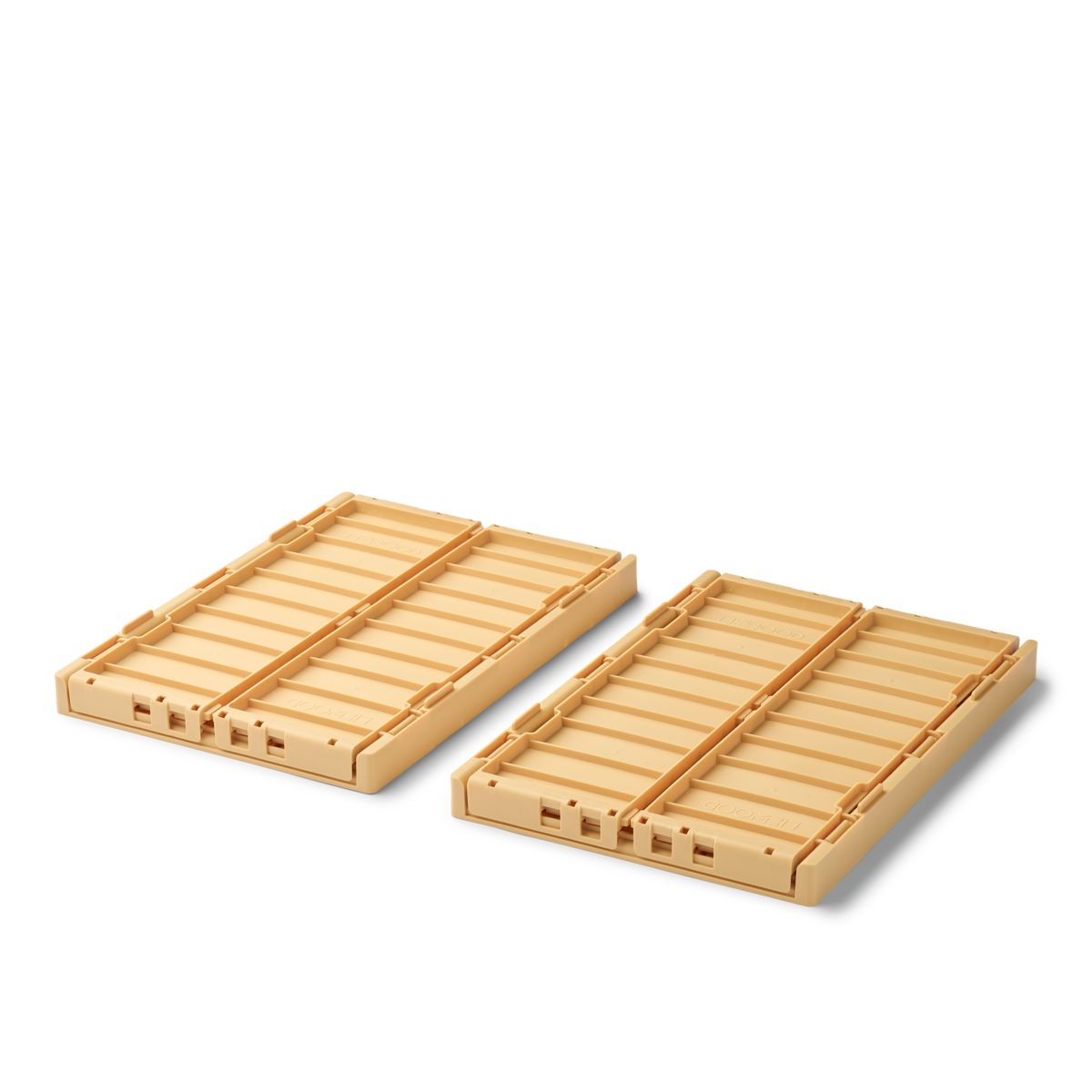 Liewood WESTON Aufbewahrungsbox Medium, 2er-Pack - Lemon yellow - Aufbewahrungsbox