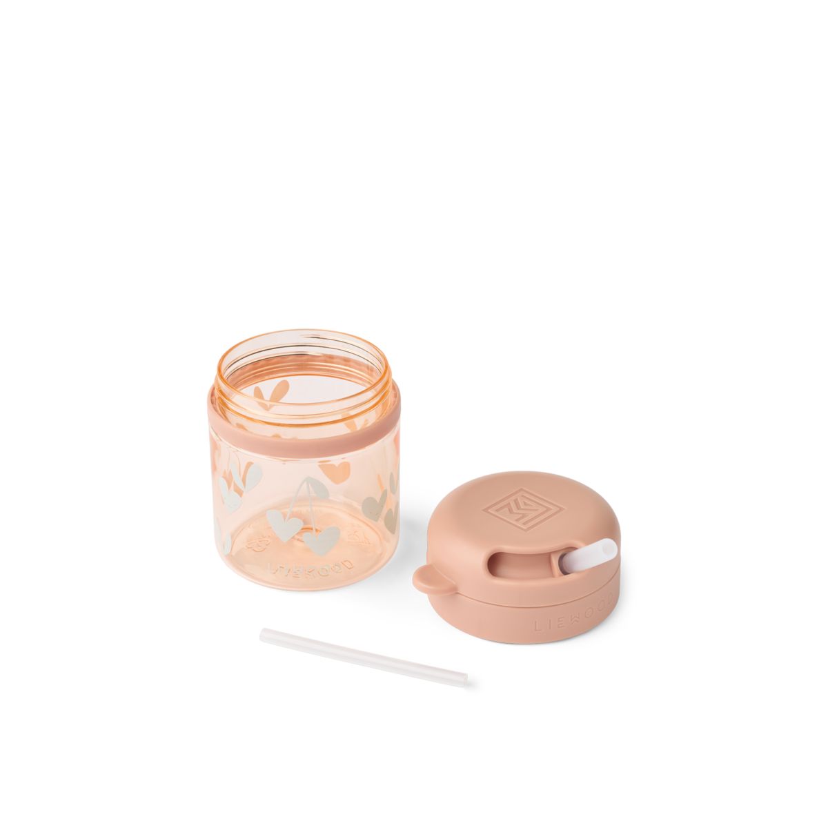 Liewood PAVIA Tritan-Becher mit Strohhalm - Sweethearts / Pale tuscany - Becher