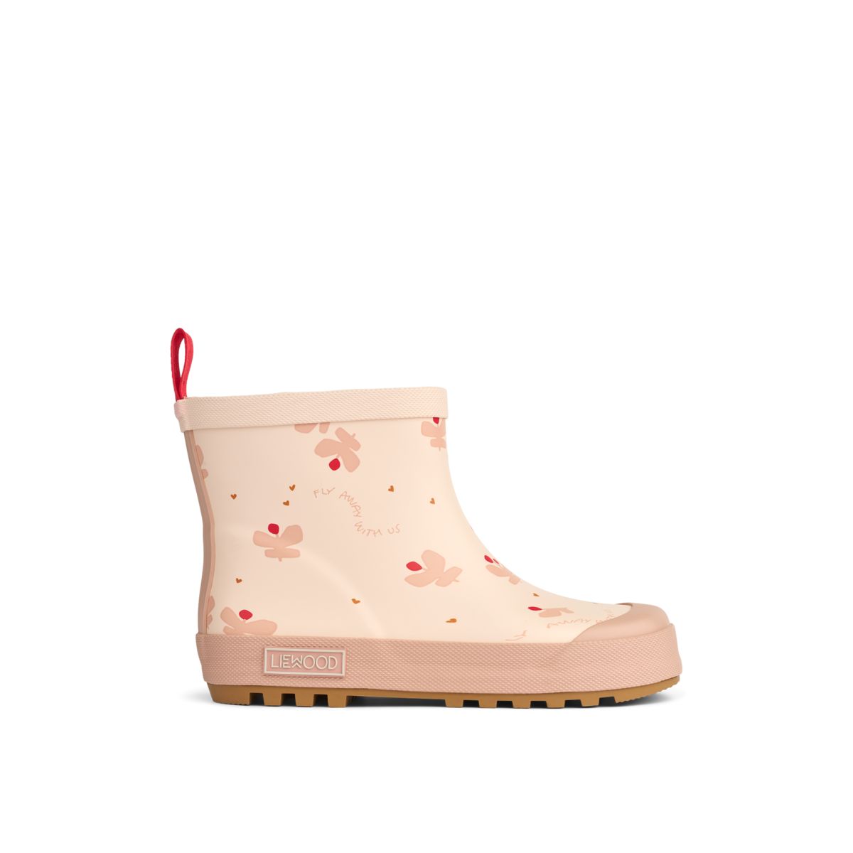 Liewood Tekla Kurzer Regenstiefel mit Print - Mini Butterfly / Apple blossom - Regenstiefel