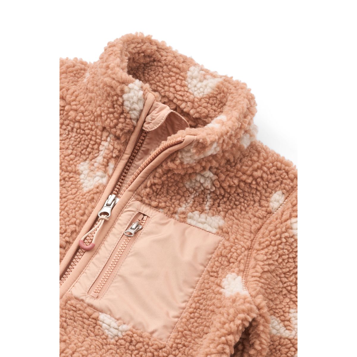 Liewood Nolan Fleecejacke - Sweethearts / Pale tuscany - Jacke