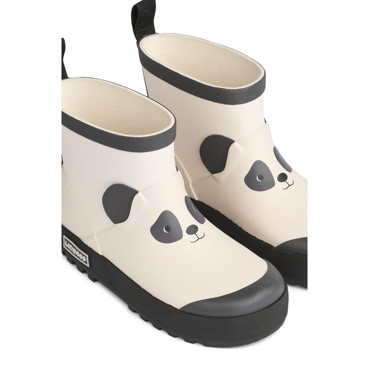 Liewood TEKLA kurze Panda Stiefel - Sandy / Dark grey - Regenstiefel