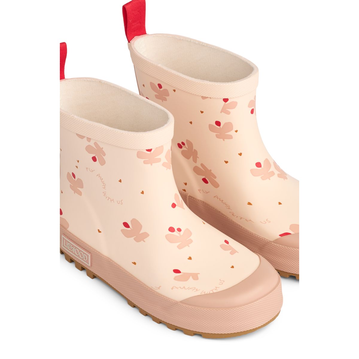 Liewood Tekla Kurzer Regenstiefel mit Print - Mini Butterfly / Apple blossom - Regenstiefel