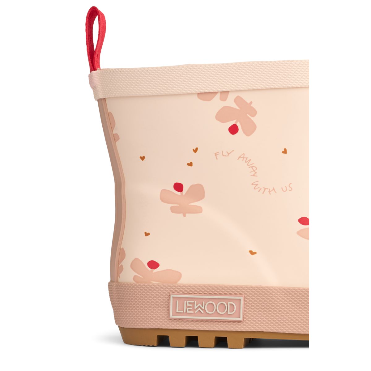 Liewood Tekla Kurzer Regenstiefel mit Print - Mini Butterfly / Apple blossom - Regenstiefel