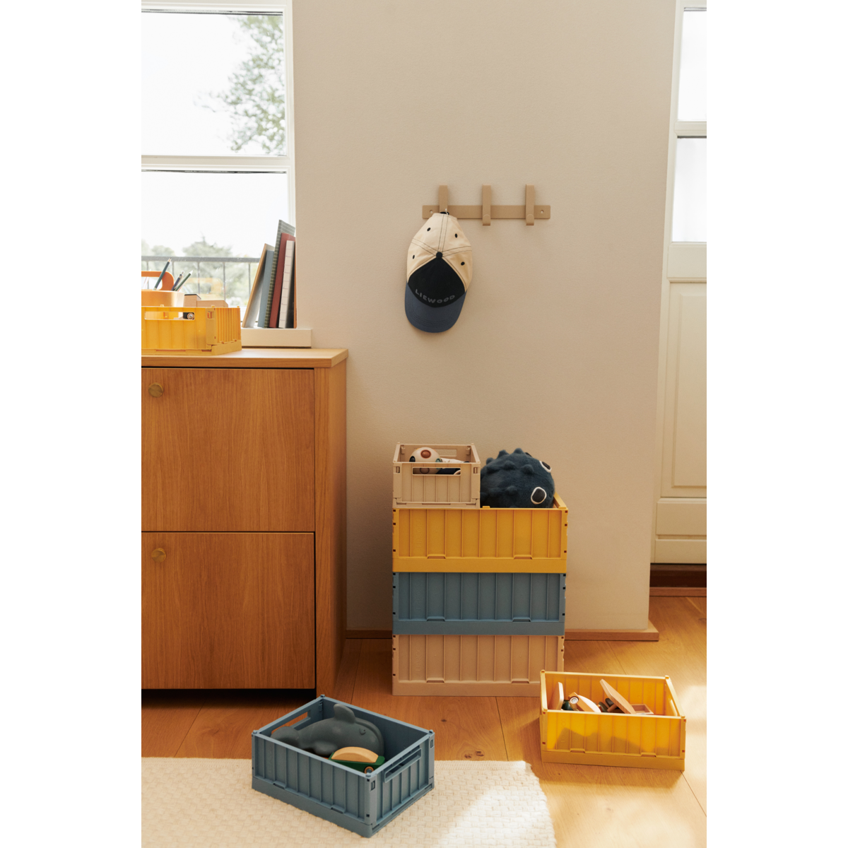 Liewood WESTON Aufbewahrungsbox Klein, 2er-Pack - Lemon yellow - Aufbewahrungsbox