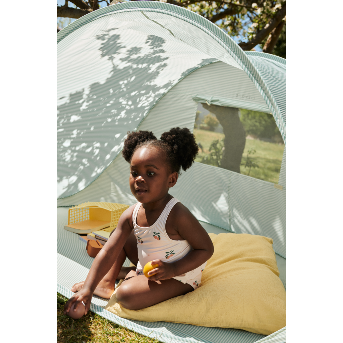 Liewood AMARA Baby Bedruckter Badeanzug - Peach / Sea shell - Badeanzug