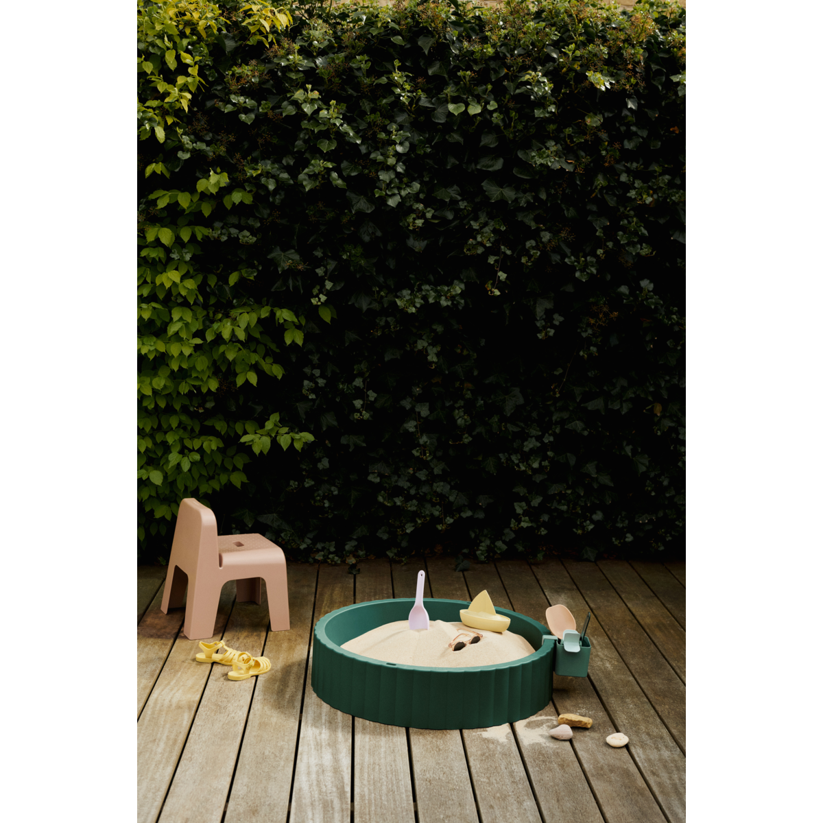 Liewood SAUL Sandkasten - Garden green / Sandy - Outdoor-Spielzeug