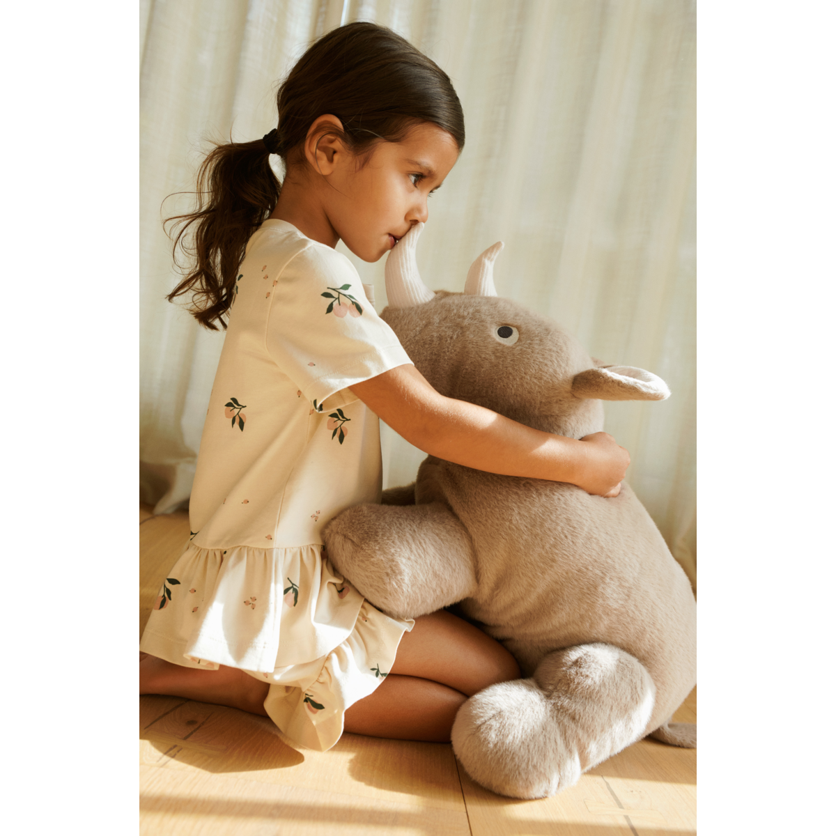 Liewood BARNABY Nashorn Teddy Large - Stone beige - Polaires