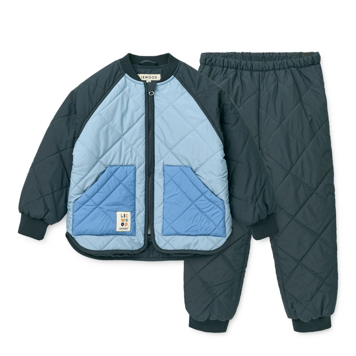 Liewood ZELLA Thermo-Set - Beach blue / Classic navy / mix - Satz