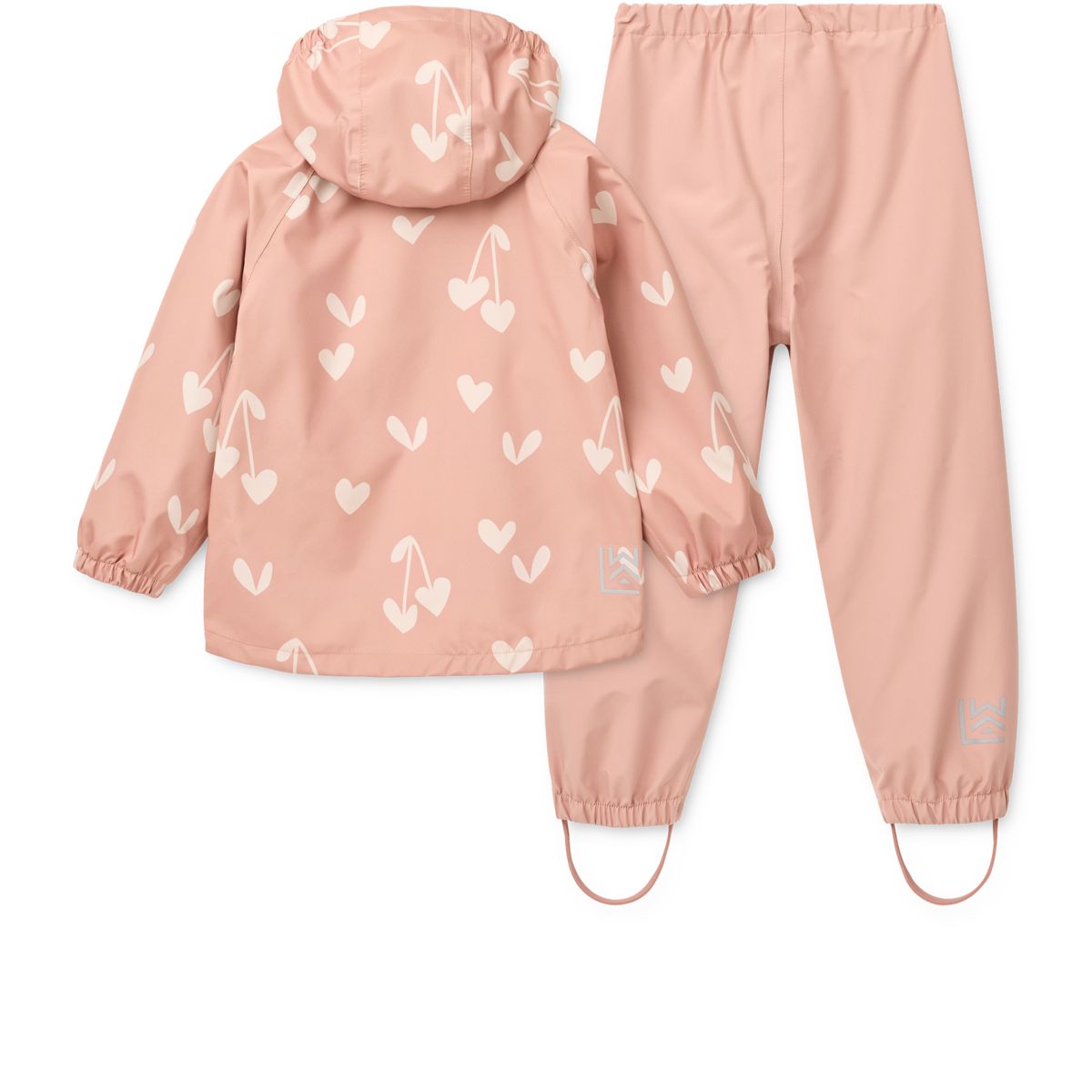 Liewood PEDIA Regenbekleidungsset - Sweethearts / Pale tuscany - Satz