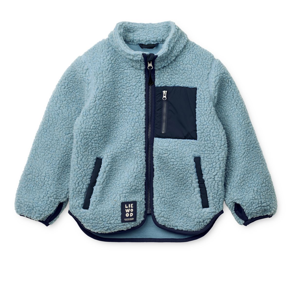 Liewood Nolan Fleecejacke - Beach blue - Jacke