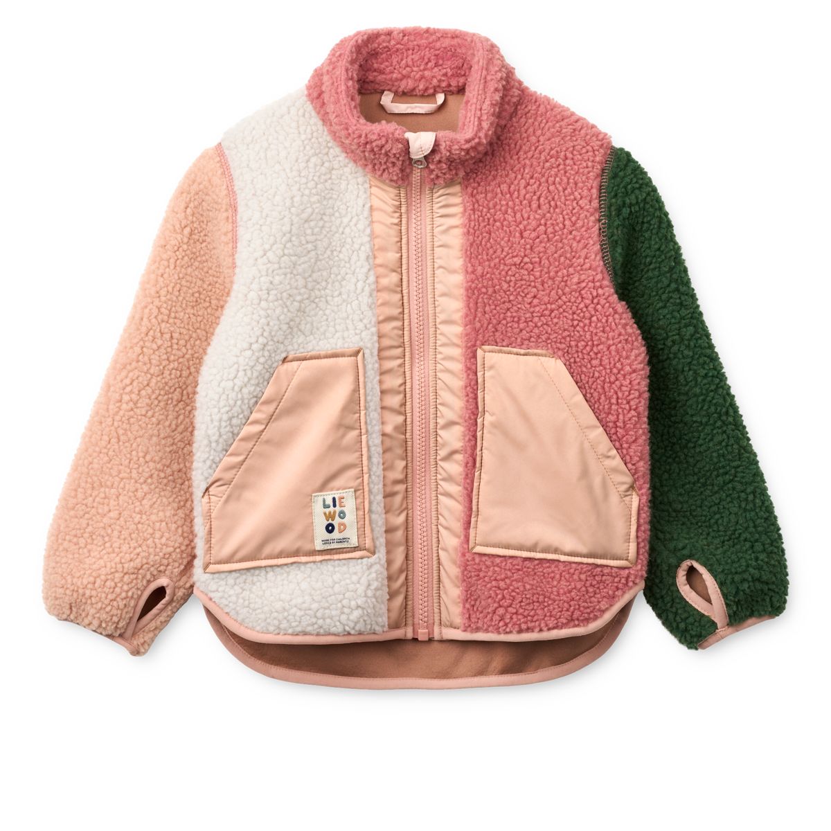 Liewood NOAM Fleecejacke - Dusty rose multi mix - Jacke