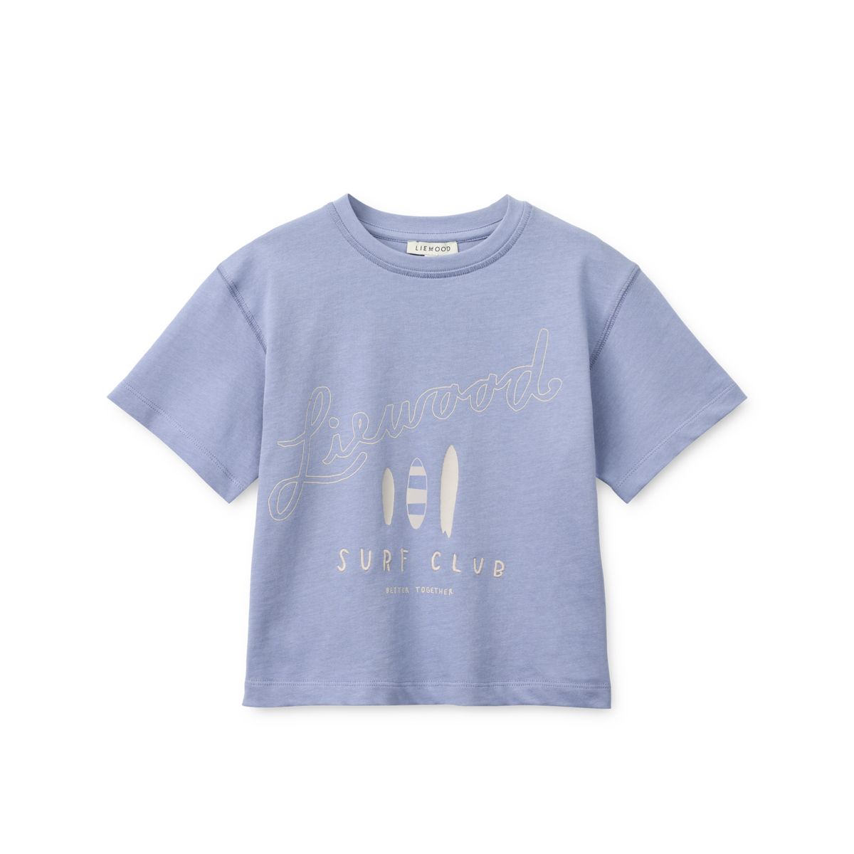 Liewood TYLER Kurzarm-T-Shirt - Surf / Dusty lavender - T-shirt