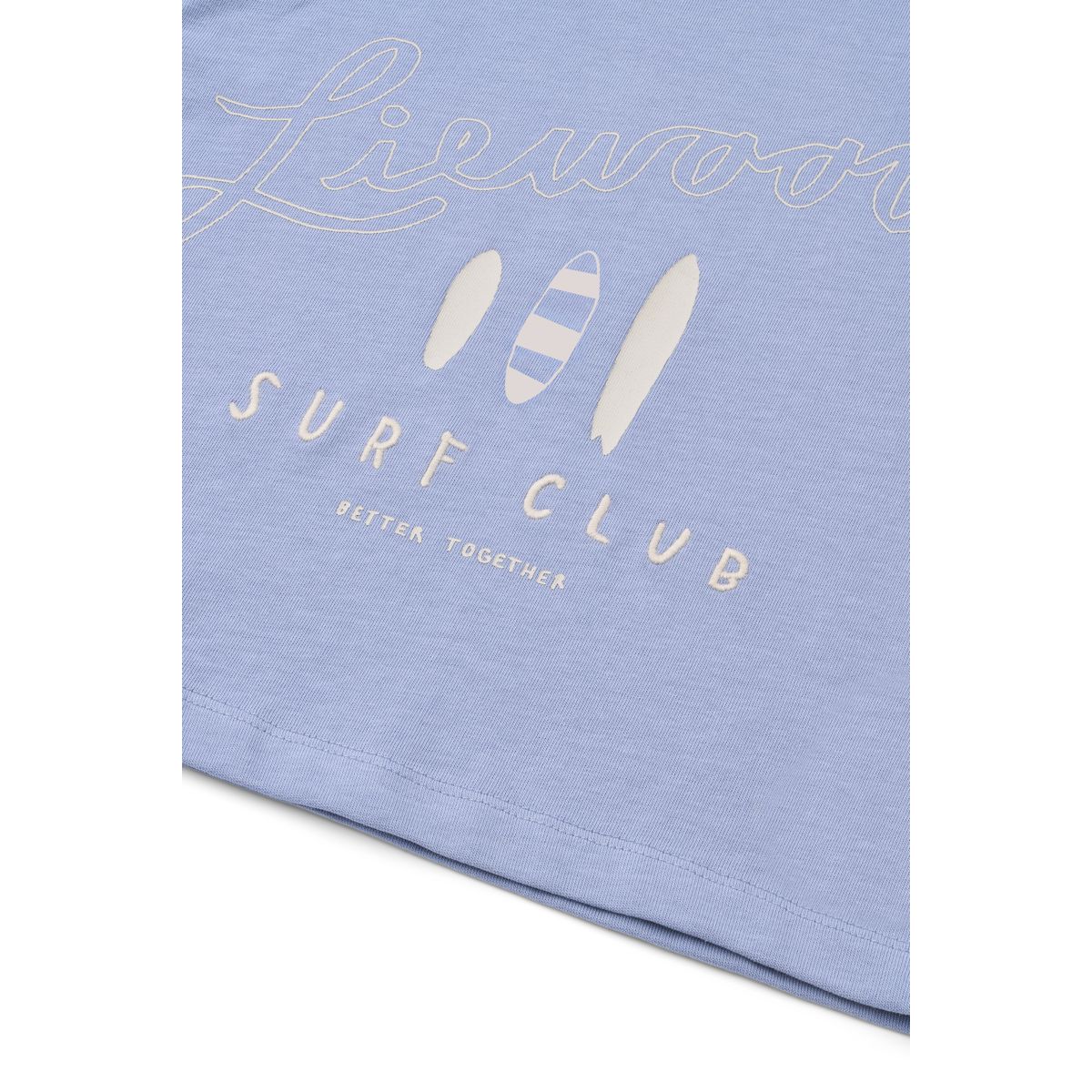 Liewood TYLER Kurzarm-T-Shirt - Surf / Dusty lavender - T-shirt