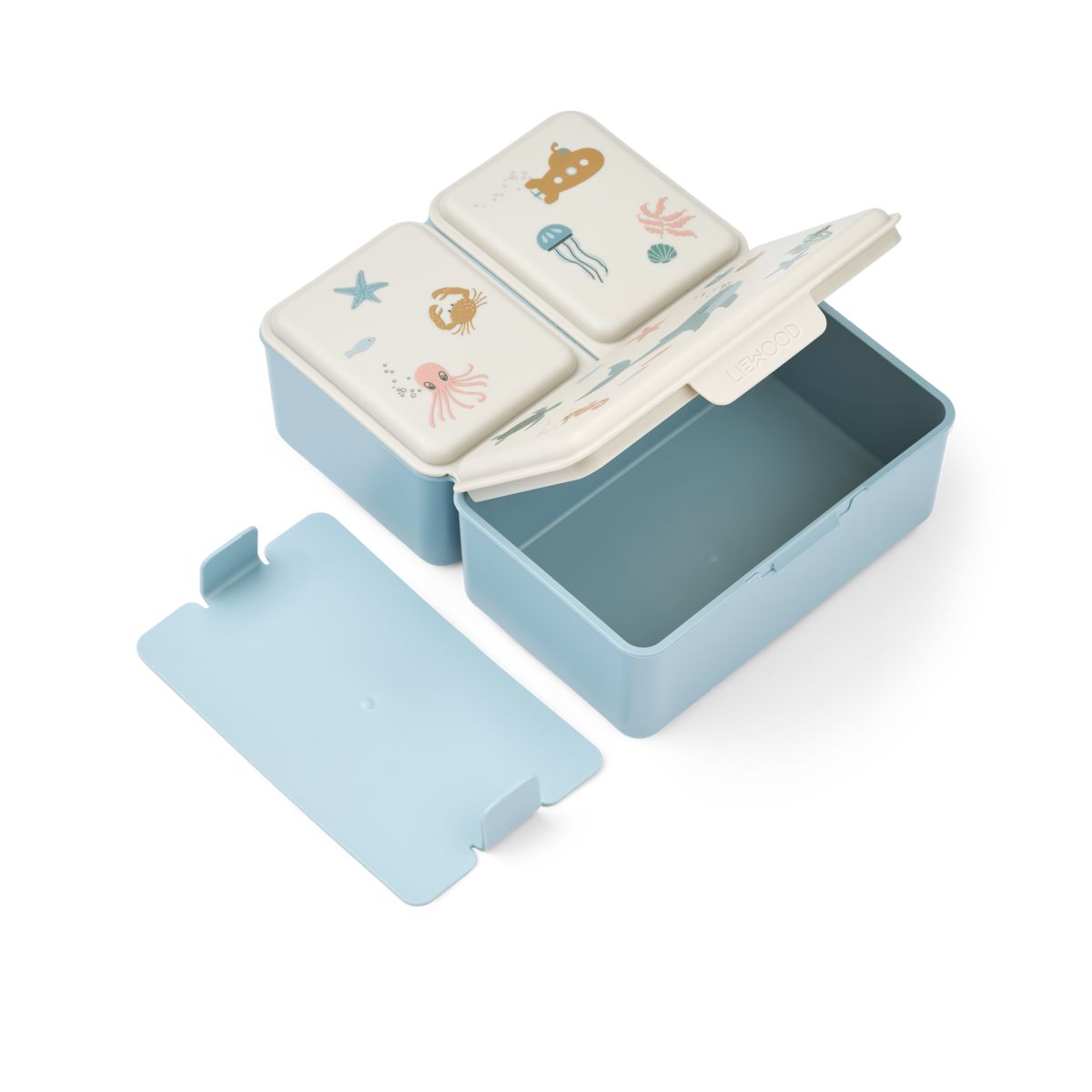 Liewood Driss Lunchbox - Sea creature / Sandy - Brotdose