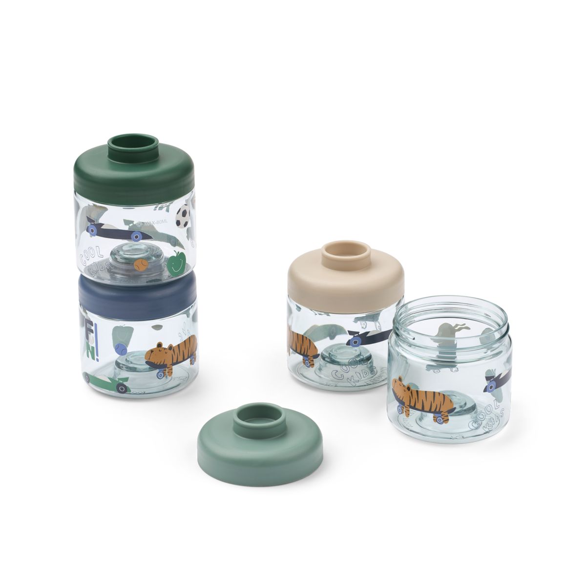 Liewood DOMINIQUE Babynahrungsboxen - Fun / Beach blue - Snackbox