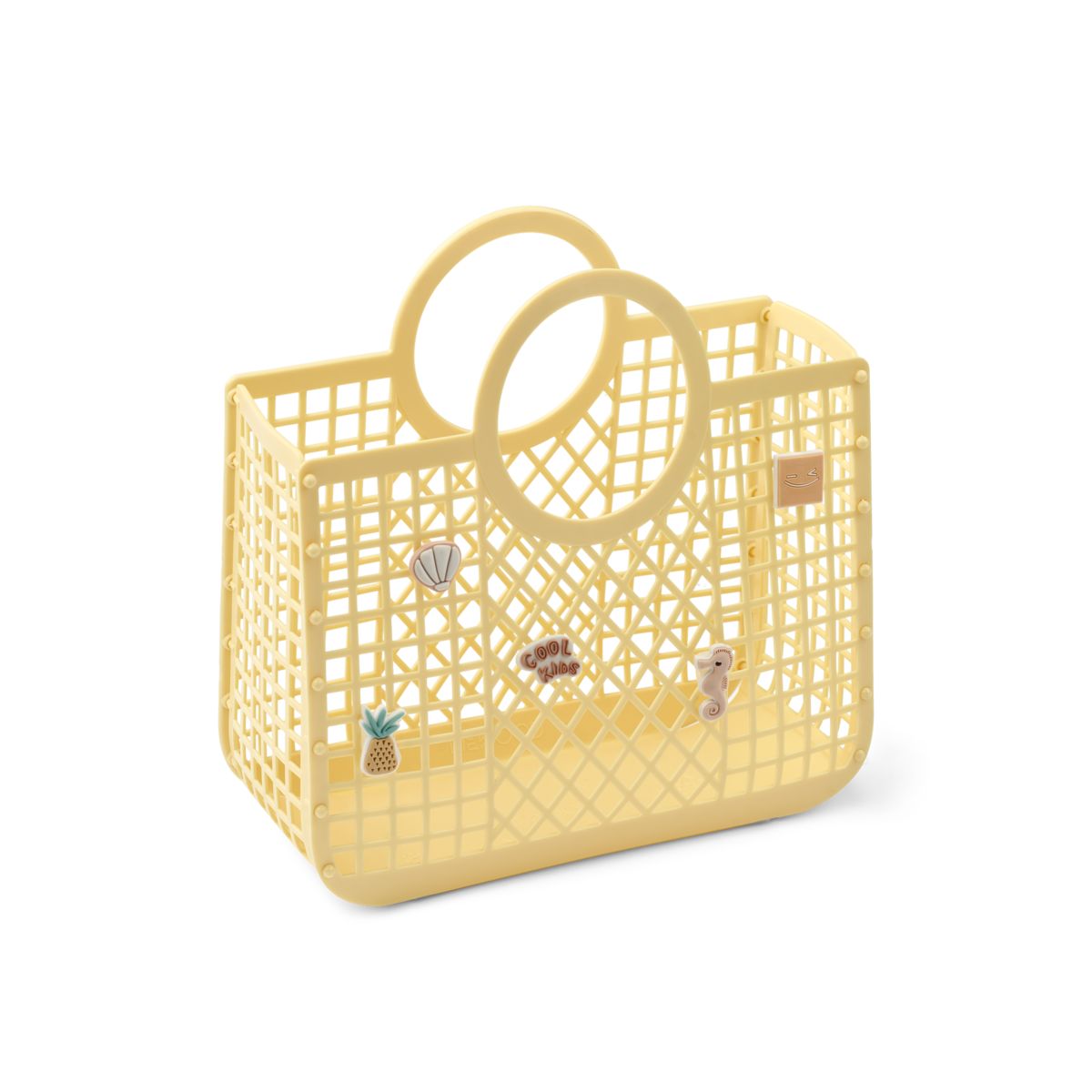 Liewood Samantha Korb mit Anhängern - Lemonade - KORB-TASCHE
