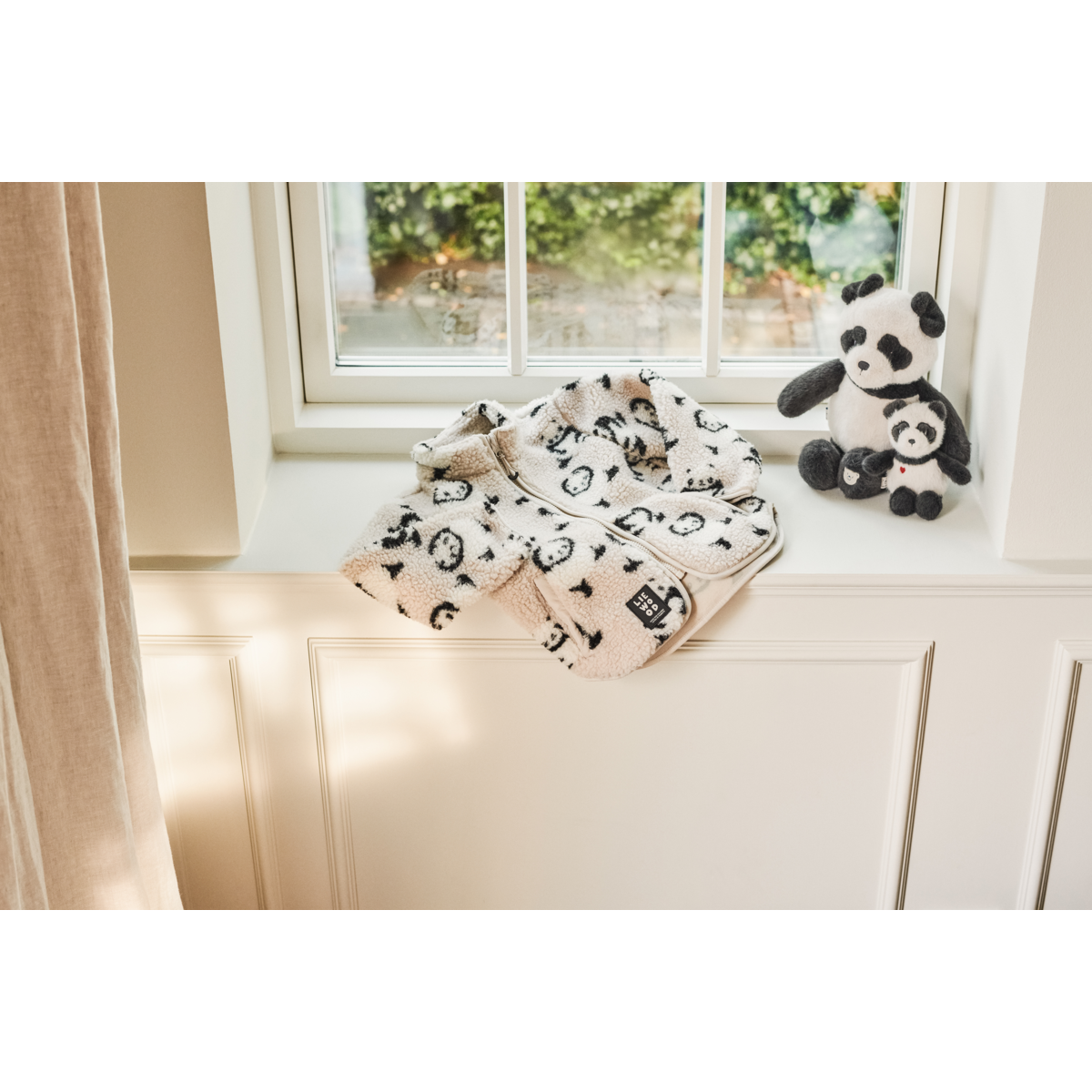 Liewood DANIA Panda-Rassel - Sandy / Dark grey - Rassel