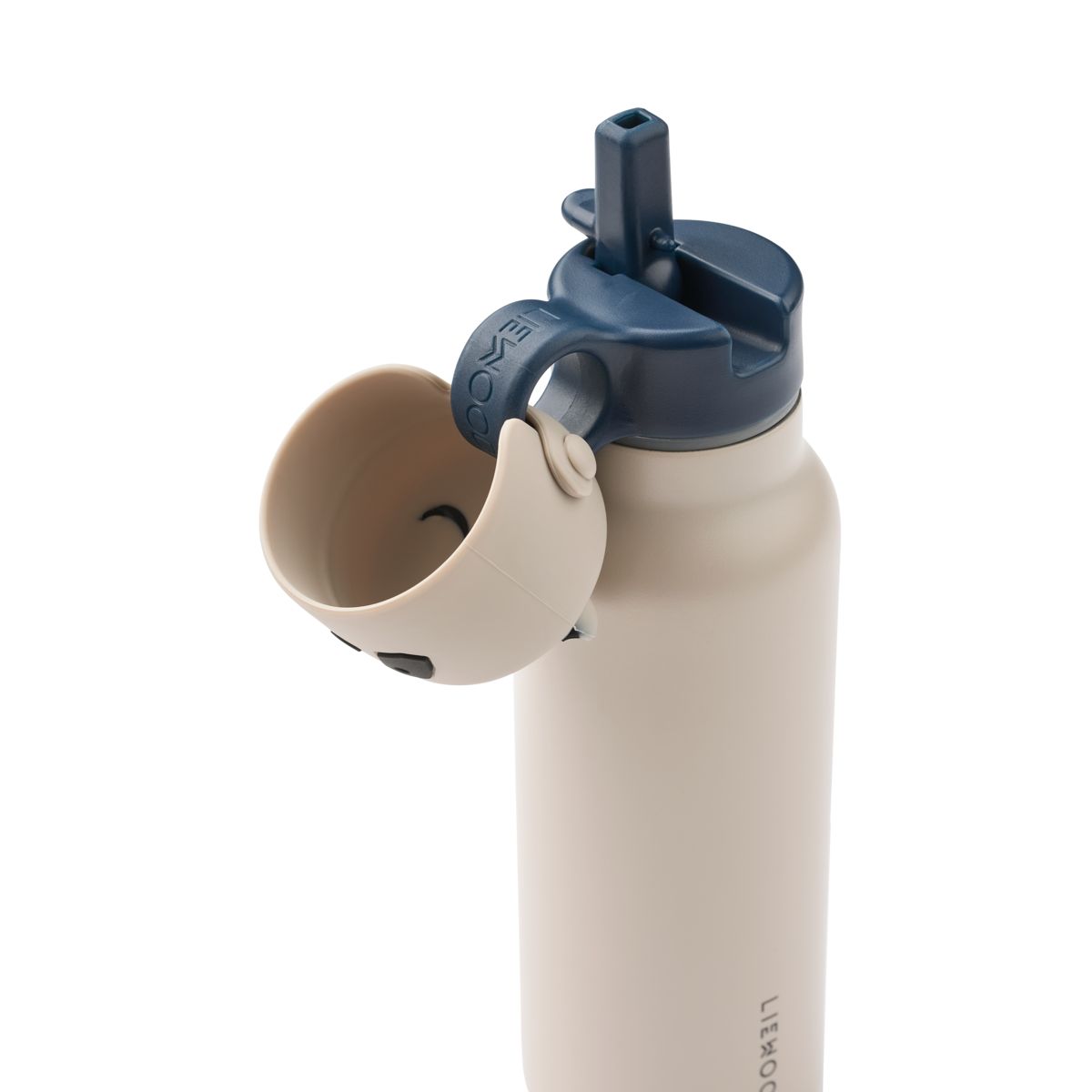 Liewood FALK Wasserflasche mit Panda-Deckel 350 ml - Sandy - Wasserflasche