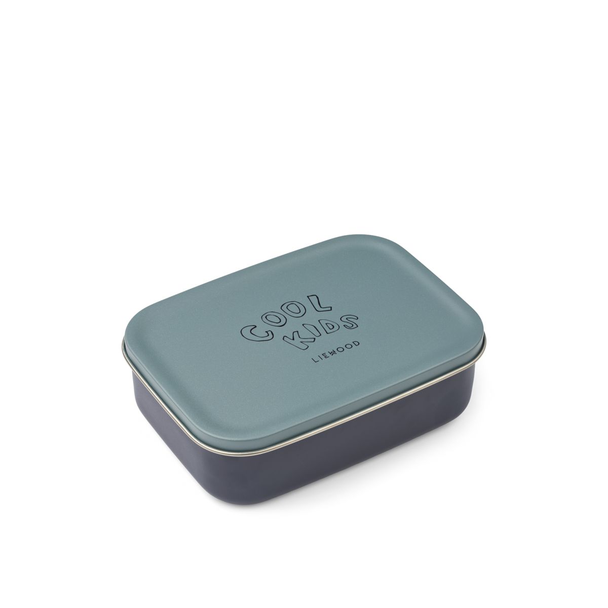 Liewood NINA Edelstahl-Lunchbox - Cool kids / Dusty peppermint - Brotdose