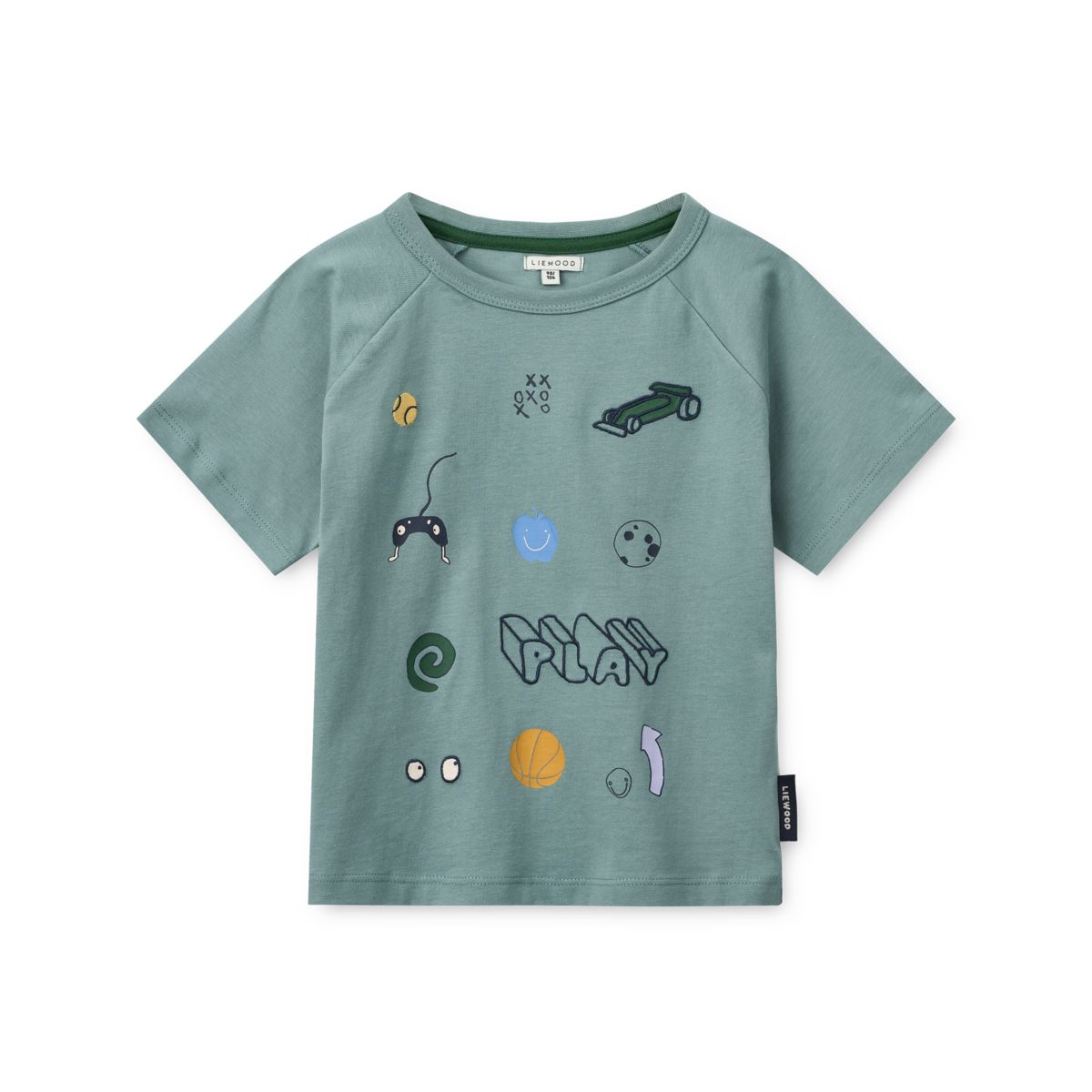 Liewood BRODIE Kurzarm-T-Shirt - Play / Dusty Peppermint - T-shirt