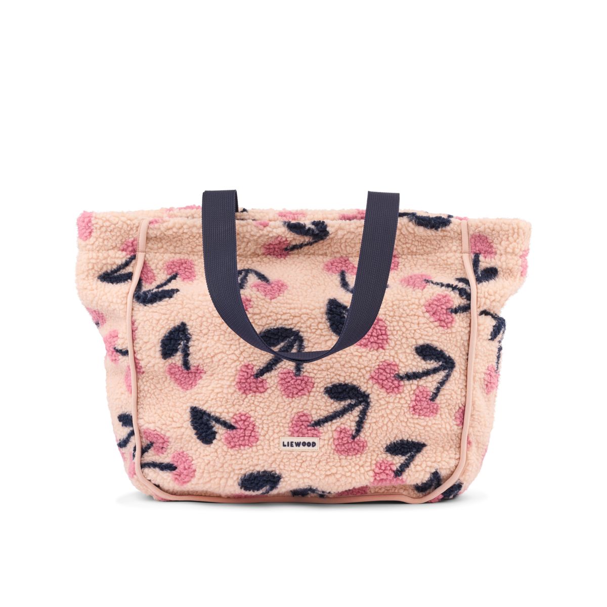 Liewood REED Fleece-Tragetasche - Mega Cherry heart / Rosey - Einkausstacshe