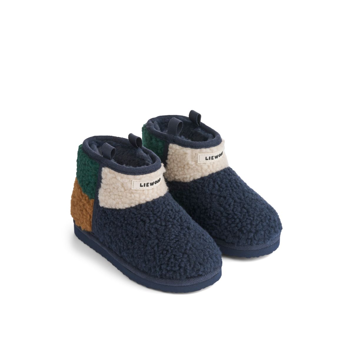 Liewood ALBI Fleecestiefel - Classic navy multi mix - Schuhe
