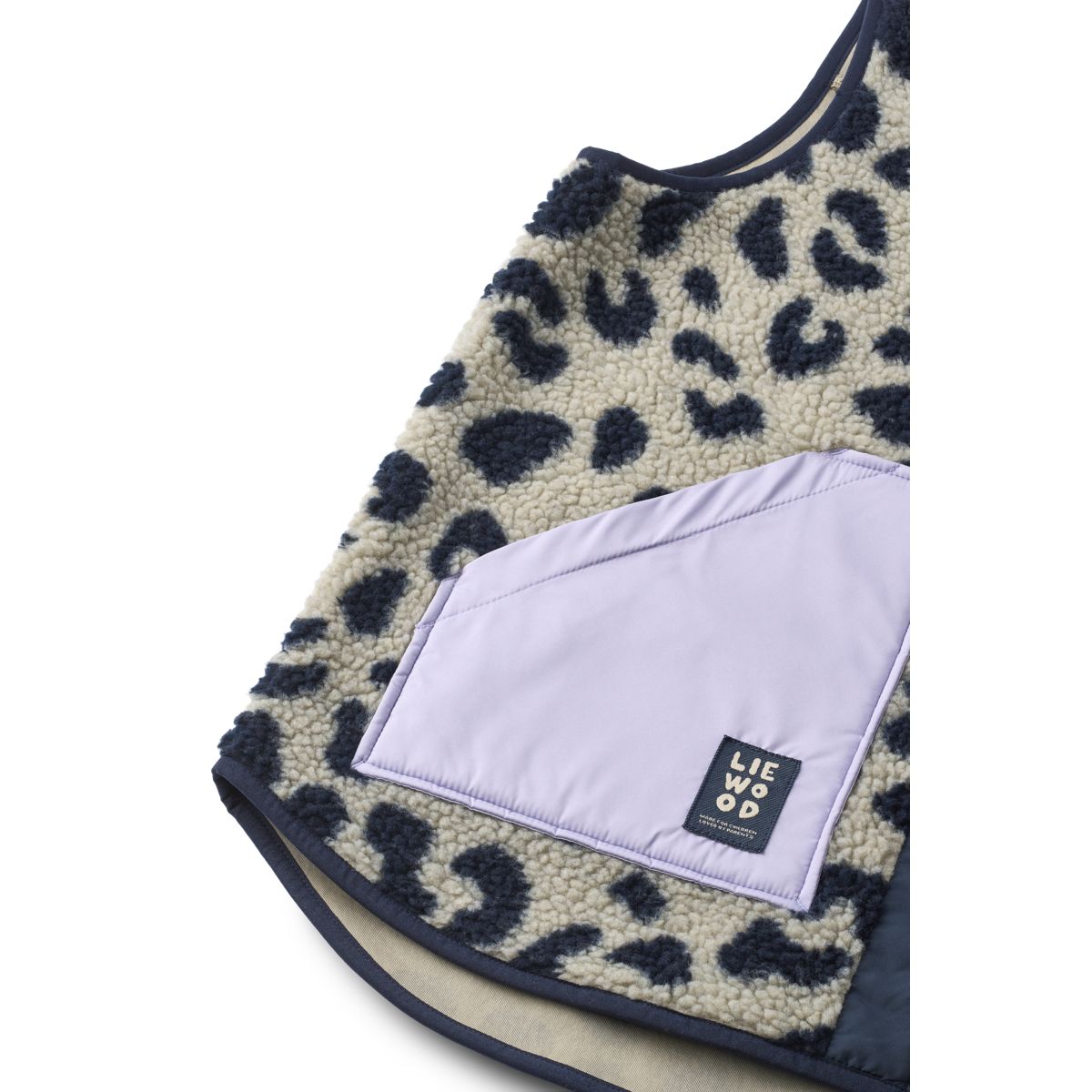 Liewood NILU Fleeceweste für Erwachsene - Mega leo / Mist mix - Vest