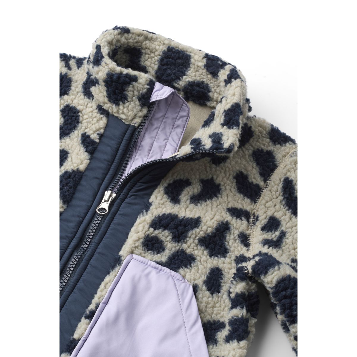 Liewood NOAM Fleecejacke - Mega leo / Mist mix - Jacke