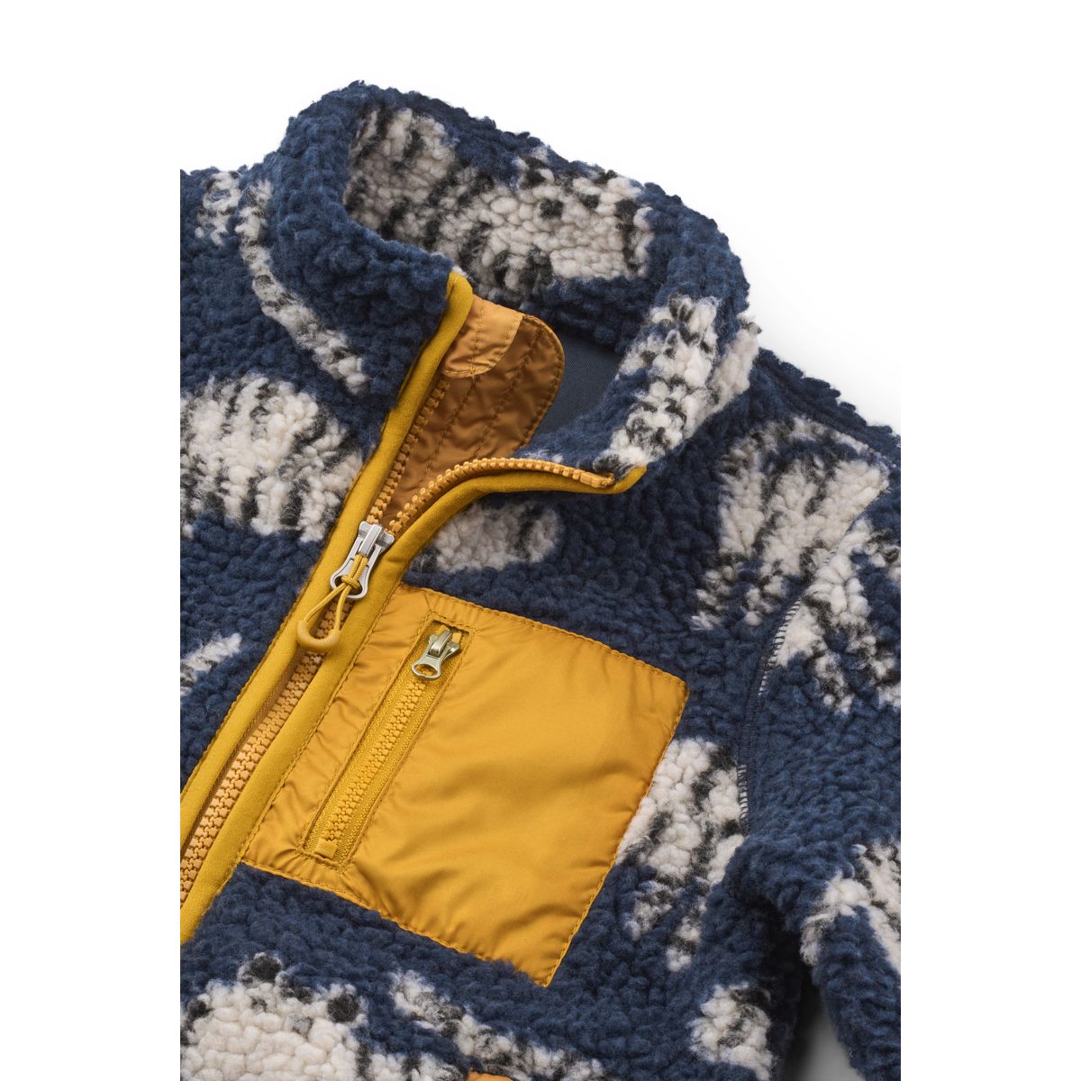 Liewood Nolan Fleecejacke - Tiger / Classic navy - Jacke