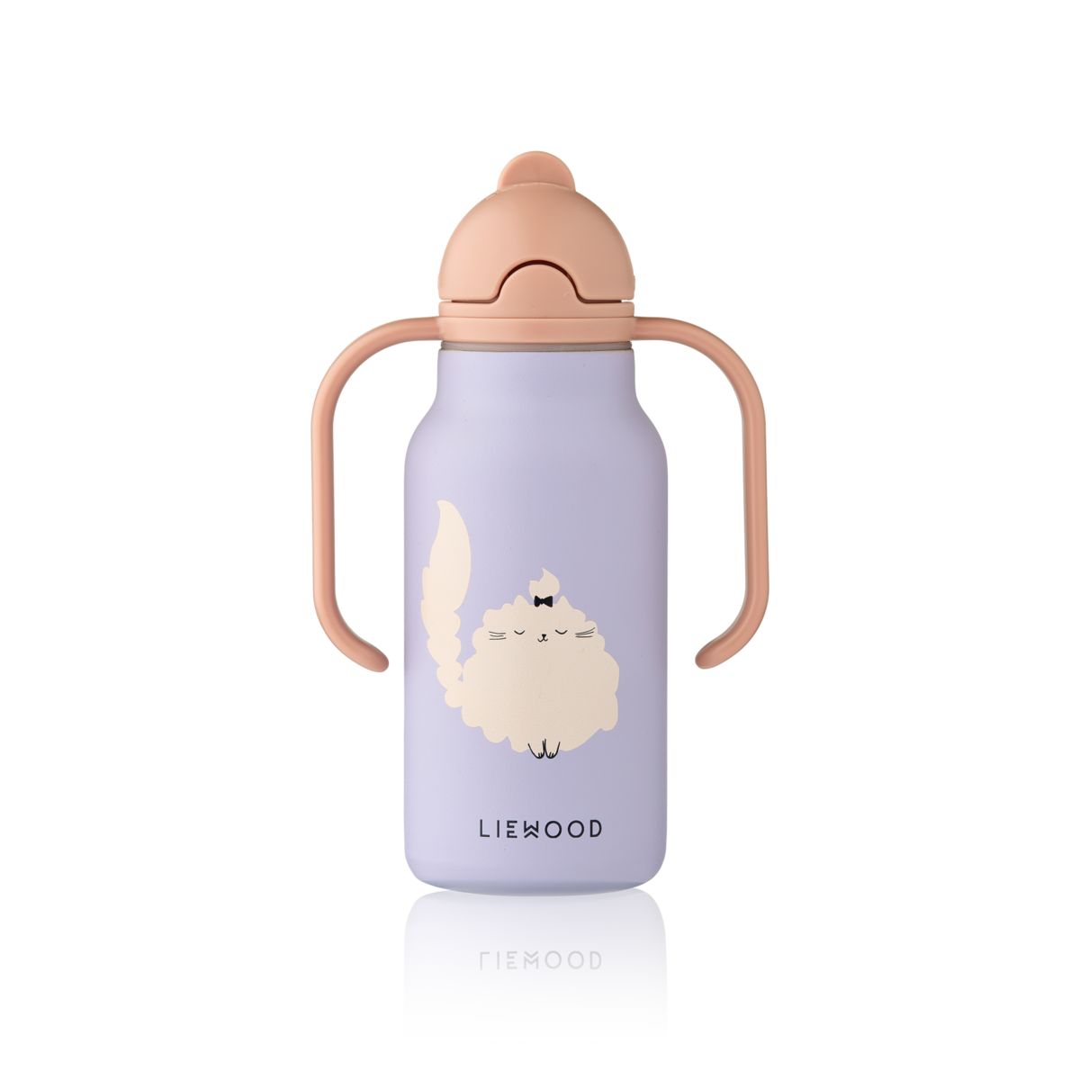 Liewood KIMMIE Edelstahlflasche 250 ml - Cat / Warm lilac - Wasserflasche