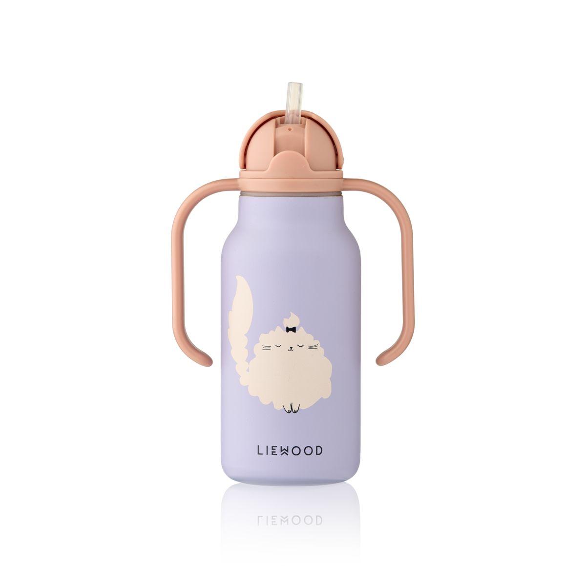 Liewood KIMMIE Edelstahlflasche 250 ml - Cat / Warm lilac - Wasserflasche