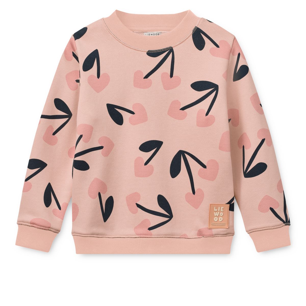 Liewood RIDLEY Bedrucktes Sweatshirt - Mega Cherry heart / Rosey - Sweatshirts