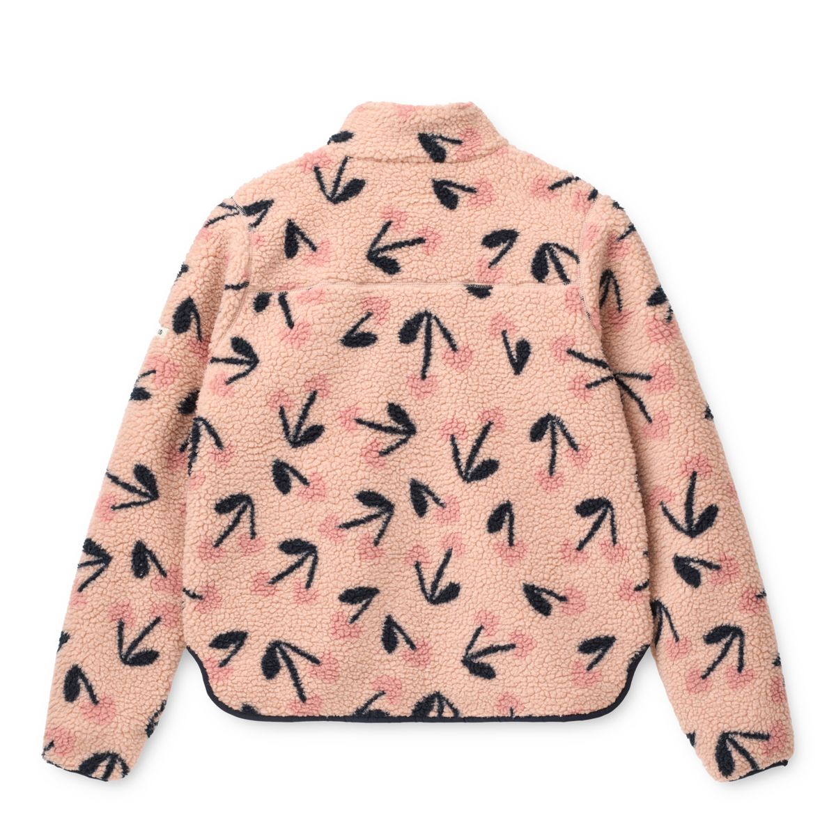 Liewood Nelson Fleecejacke Für Erwachsene - Mega Cherry heart / Rosey - Jacke