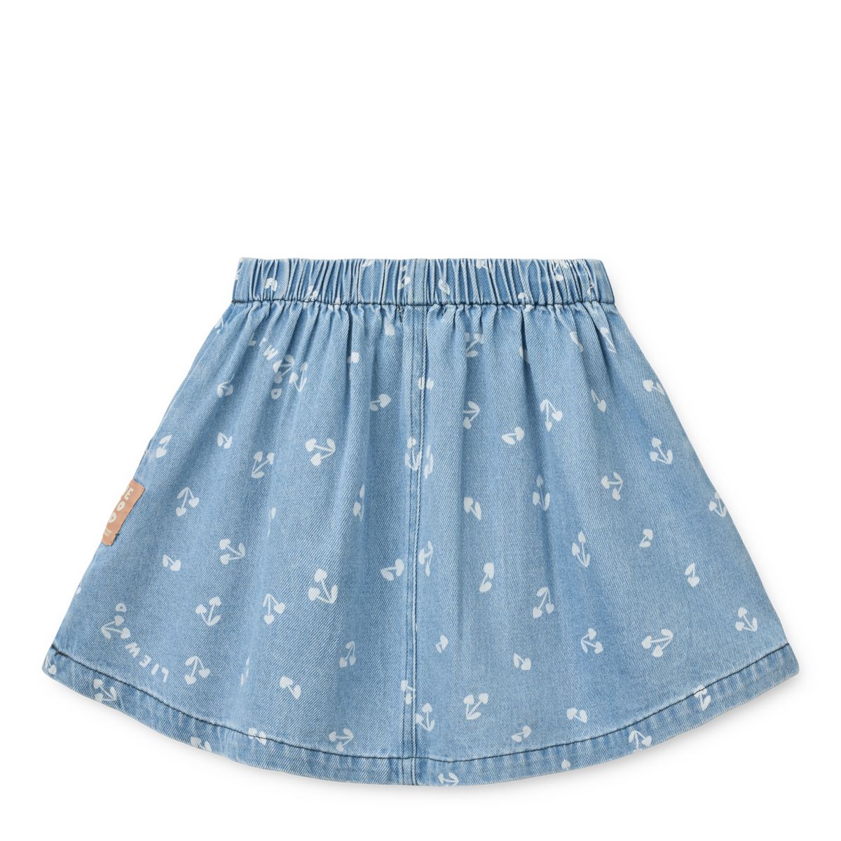 Liewood RIO Bedruckter leichter Denim-Rock - Cherry heart sandy / Denim - Röcke