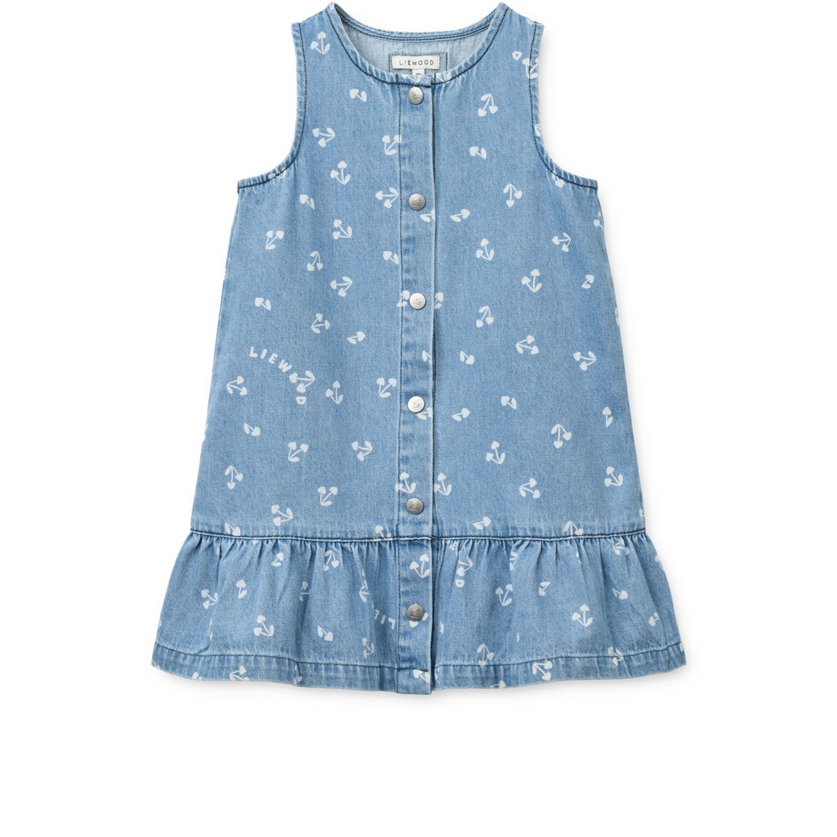 Liewood SYBILLA Leichtes Denim-Kleid - Cherry heart sandy / Denim - Kleid