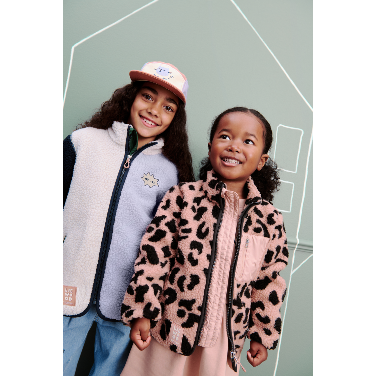 Liewood Nolan Fleecejacke - Mega leo / Pale tuscany - Jacke