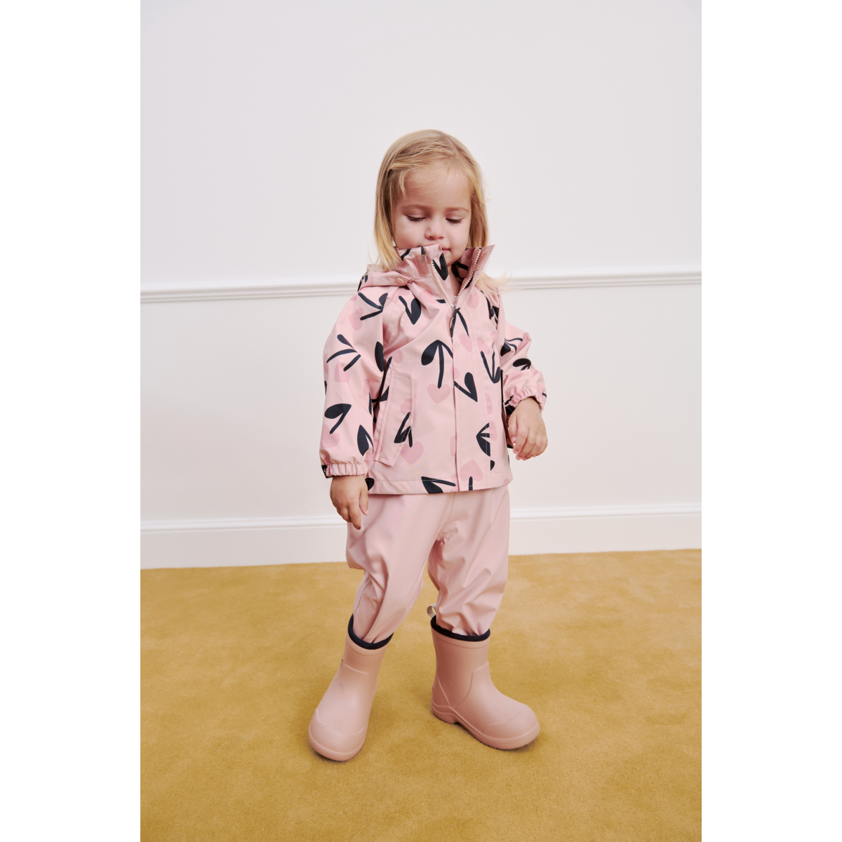 Liewood Manu Regenbekleidungsset - mega cherry heart/ Rosey mix - Satz