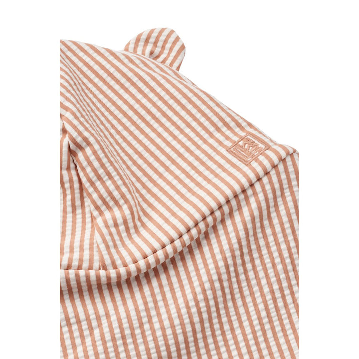 Liewood Senia Sonnenhut Seersucker - Y/D stripe Pale tuscany / Creme de la creme - SCHWIMMHUT